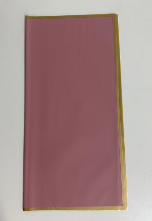 Light purple- gold trim