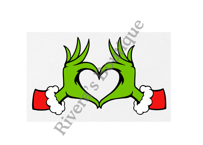 Grinch Heart - SVG